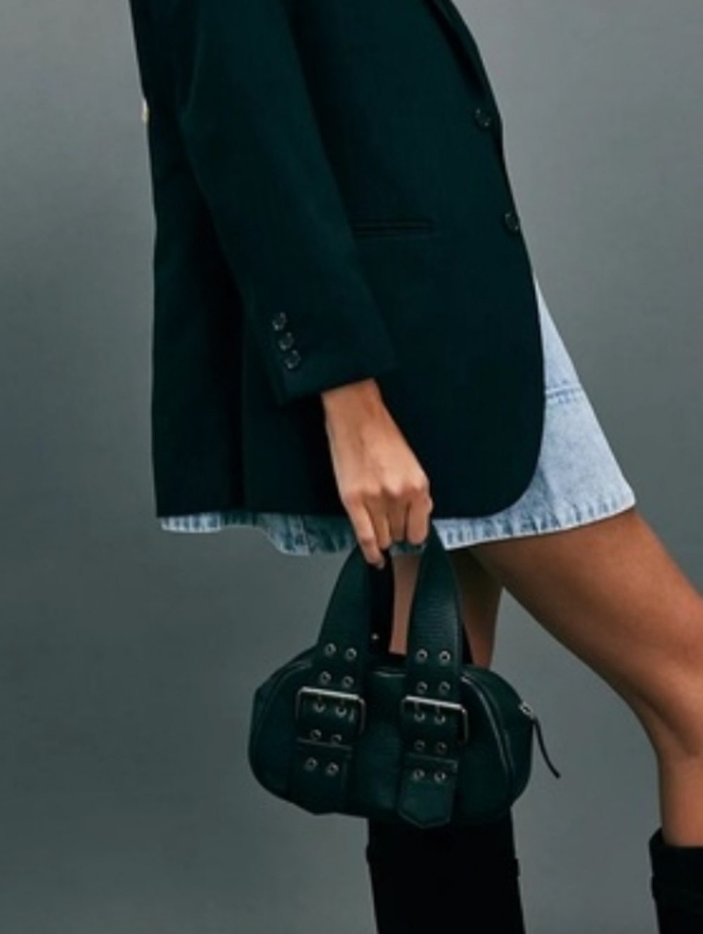 Nwt Free People Say Yes Bag in Black - Picture 3 of 15